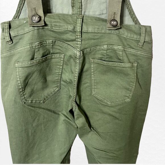 Cover Girl Women's Green Skinny Slim Fit Overall Jeans Size 13/14 New with Tags - Picture 5 of 12